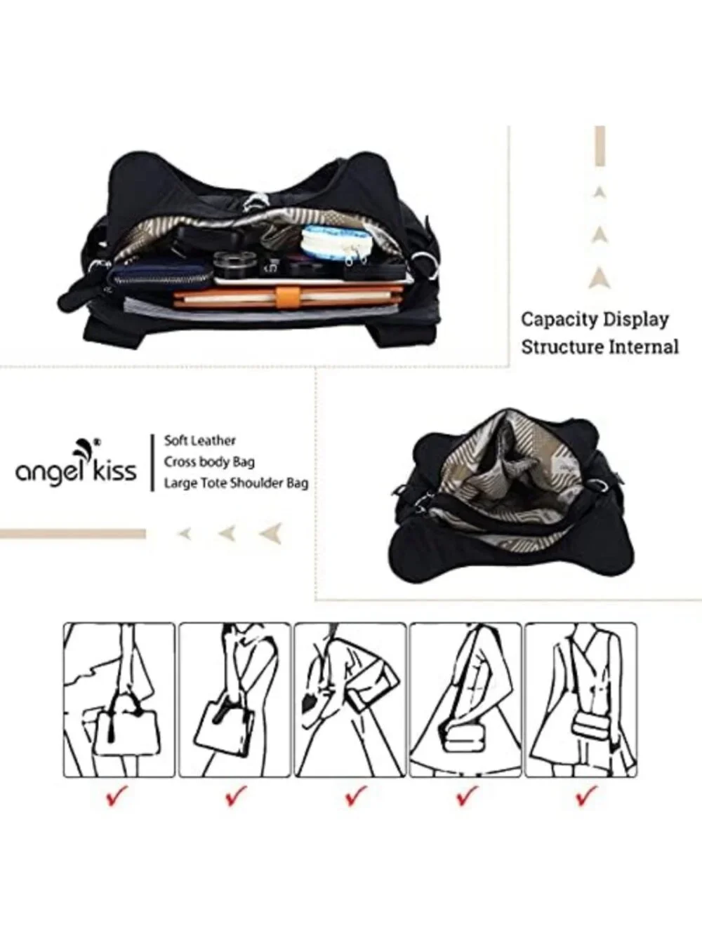 Stylish Large Hobo Handbag for Women | Versatile Daily Shoulder Bag & Satchel